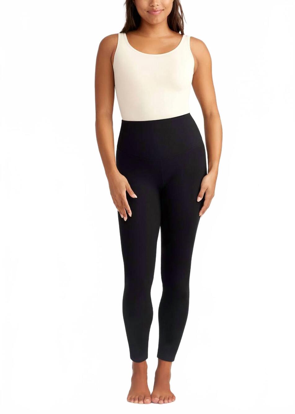 NEW YUMMIE rachel cotton stretch shaping legging in black